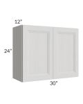 Salem Light Grey 30x24 Wall Cabinet