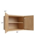 Tuscan Timber 30x24x24 Wall Cabinet