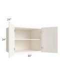 Signature Vanilla Glaze 30x24x24 Wall Cabinet