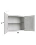 Heather Grey Shaker 30x24 Wall Cabinet