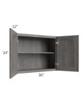 Providence Slate Grey 30x24 Wall Cabinet
