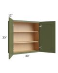 Midtown Hunter Green Shaker 30x30 Wall Cabinet