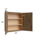 Midtown Mocha Shaker 30x30 Wall Cabinet