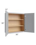 Asheville Grey Shaker 30x30 Wall Cabinet 