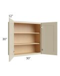 Stratton Khaki Shaker 30x30 Wall Cabinet