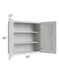 Heather Grey Shaker 30x30 Wall Cabinet