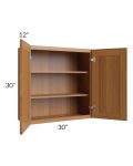 Artisan Walnut Shaker 30x30 Wall Cabinet