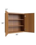 Portland Walnut 30x30 Wall Cabinet 