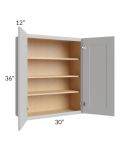 Tuscan Painted Grey 30x36 Wall Cabinet