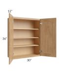 Tuscan Timber 30x36 Wall Cabinet