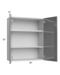 Milan Grey Gloss 30x36 Wall Cabinet
