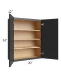 Vienna Black 30x36 Wall Cabinet