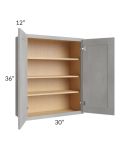 Gramercy Grey Mist 30x36 Wall Cabinet