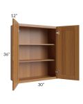 Artisan Walnut Shaker 30x36 Wall Cabinet