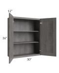Providence Slate Grey 30x36 Wall Cabinet