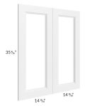 Providence White 30x36 Glass Door Only with Glass Included