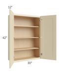 Casselton Ivory 30x42 Wall Cabinet