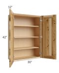 Prairie Shaker 30x42 Wall Cabinet 