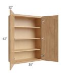 Midtown Timber Shaker 30x42 Wall Cabinet