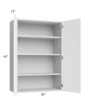 Milan White Matte 30x42 Wall Cabinet