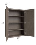 Natural Grey Shaker 30x42 Wall Cabinet