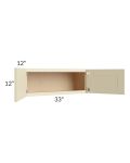 Casselton Ivory 33x12 Wall Cabinet