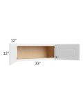 Southport White Shaker 33x12 Wall Cabinet