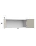Milan Beige Matte 33x12 Wall Cabinet