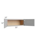 Charlotte Grey 33x12 Wall Cabinet