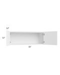 Venetian White Gloss 33x12 Wall Cabinet