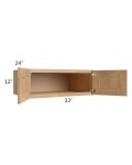 Tuscan Timber 33x12x24 Wall Cabinet
