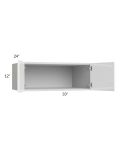 Milan White Gloss 33x12x24 Wall Cabinet