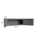 Providence Slate Grey 33x12 Wall Cabinet