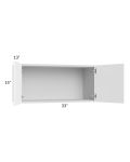 Milan White Matte 33x15 Wall Cabinet