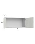 Milan Cream 33x15 Wall Cabinet