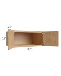 Midtown Timber Shaker 33x15x24 Wall Cabinet