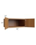 Portland Walnut 33x15x24 Wall Cabinet