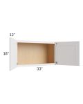 Midtown Cloud Shaker 33x18 Wall Cabinet
