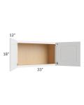 Charlotte White 33x18 Wall Cabinet