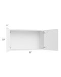 Venetian White Gloss 33x18 Wall Cabinet