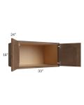 Gramercy Coffee 33x18x24 Wall Cabinet
