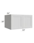 Salem Light Grey 33x18x24 Wall Cabinet