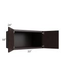 Brazilian Shaker 33x18x24 Wall Cabinet