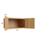 Portland Sand 33x18x24 Wall Cabinet 