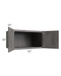 Providence Slate Grey 33x18x24 Wall Cabinet