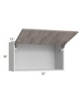 Milan Hazel 33x18 Lift-Up Door Wall Cabinet