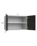 Euro Cafe 33x22-5/8x24 Wall Cabinet