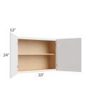 Vienna Cloud 33x24 Wall Cabinet