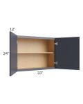 Vienna Indigo 33x24 Wall Cabinet