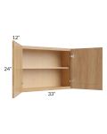Vienna Timber 33x24 Wall Cabinet